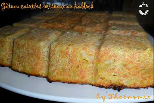 Gâteau carottes-poireau au haddock... version Thermomix