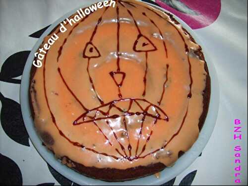 Gâteau d'Halloween