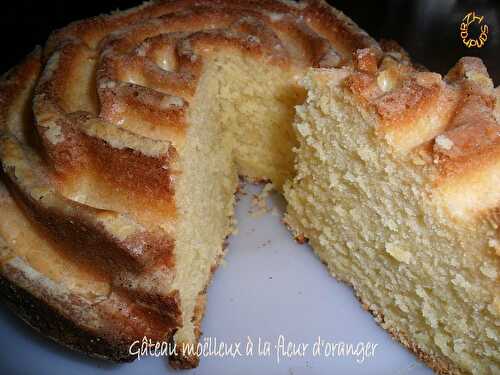 Gâteau extra moelleux à la fleur d'oranger