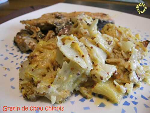 Gratin de chou chinois