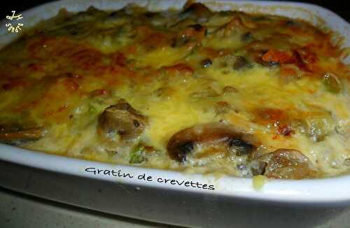 Gratin de crevettes