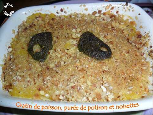 Gratin de poisson et purée de potiron