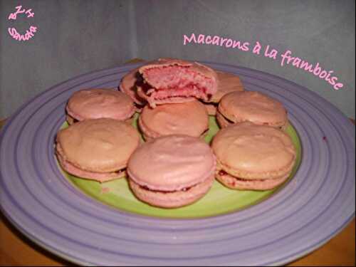 Macarons à la framboise