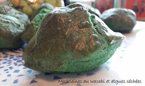 Madeleines au wasabi et algues séchées