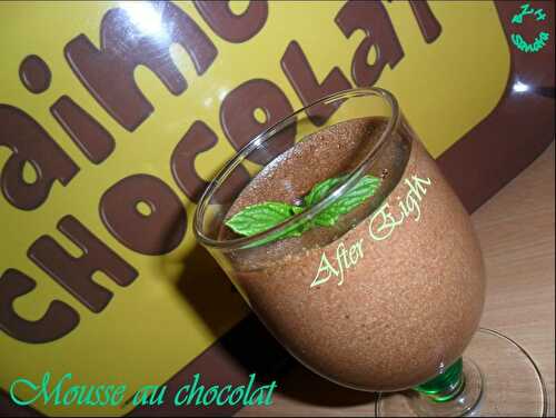 Mousse au chocolat After-Eight