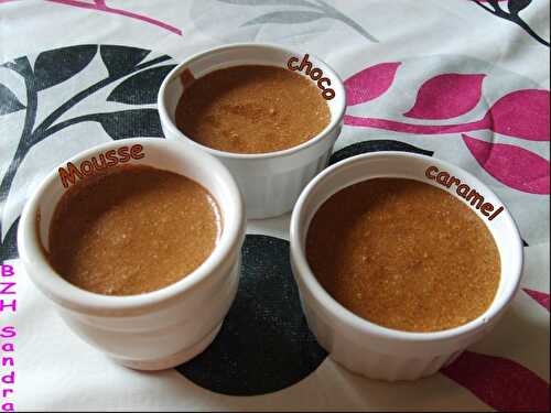 Mousse choco-caramel