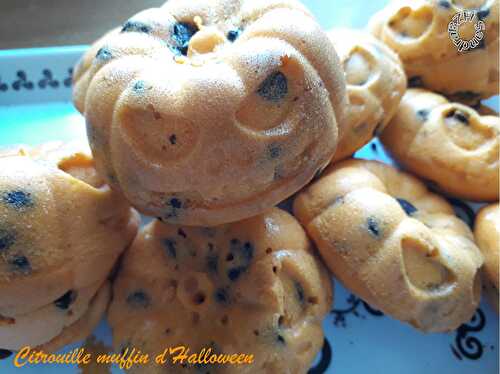 Muffins citrouille (et araignée) d'Halloween