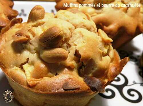 Muffins pomme-beurre de cacahuète