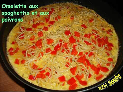 Omelette aux spaghettis