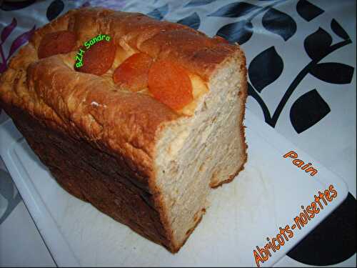 Pain aux noisettes et abricots secs