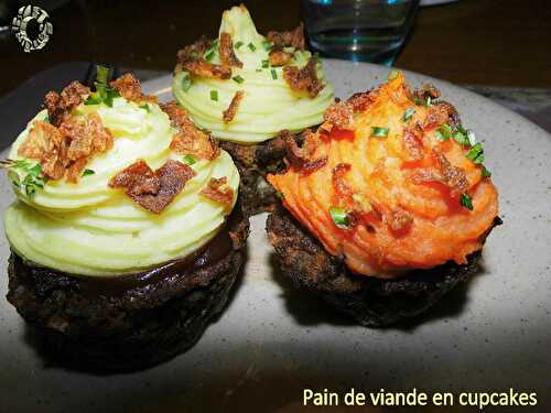 Pain de viande en cupcakes