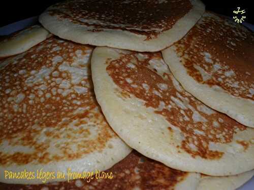 Pancakes légers au fromage blanc