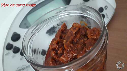 Pâte de curry rouge (Thermomix)