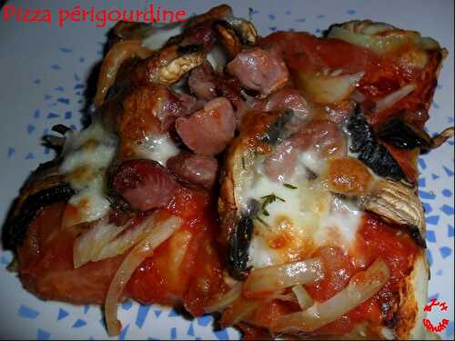 Pizza périgourdine