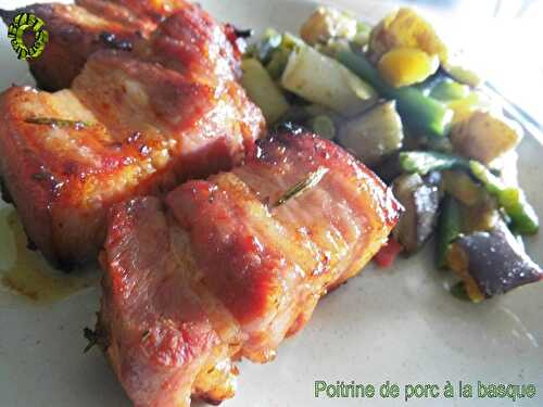 Poitrine de porc à la basque