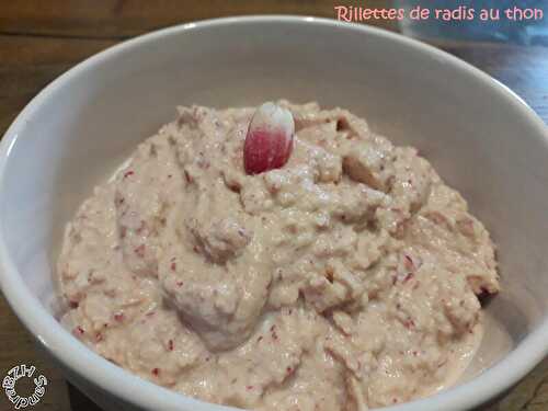 Rillettes de radis au thon