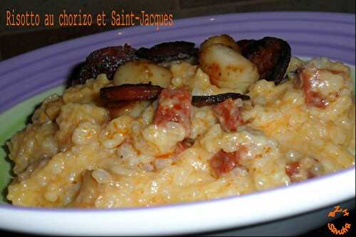 Risotto au chorizo et aux noix de St Jacques... version Thermomix