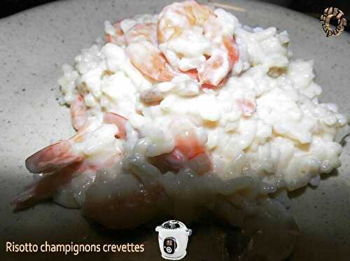 Risotto champignons-crevettes (Cookeo)