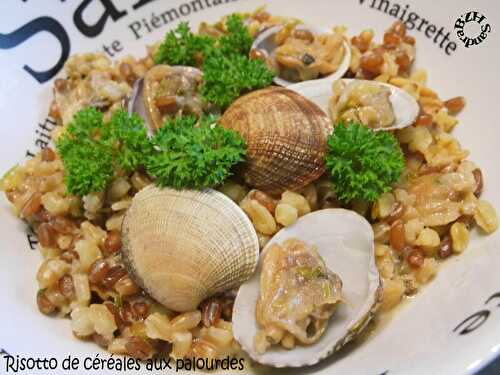 Risotto de céréales aux palourdes