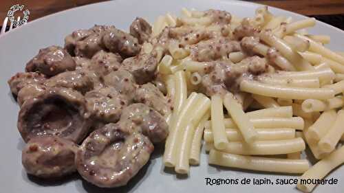 Rognons de lapin, sauce moutarde