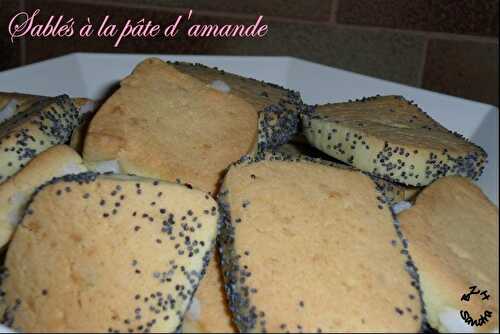 Sablés à la pâte d'amande