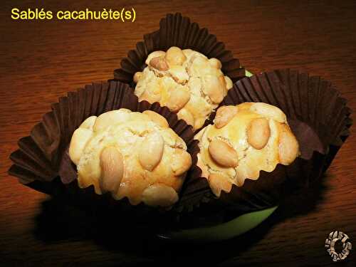 Sablés cacahuète