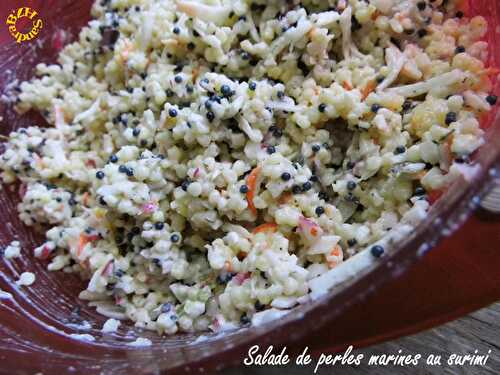 Salade de perles marines au surimi