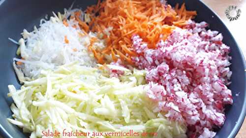 Salade fraicheur aux vermicelles de riz