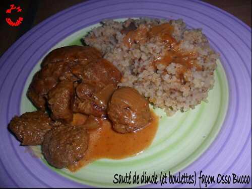 Sauté de dinde, façon Osso Bucco