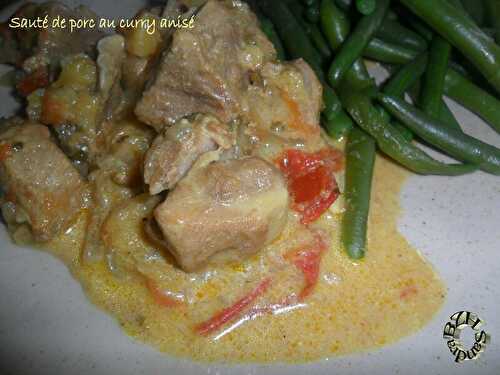 Sauté de porc au curry anisé - BZH SANDRA