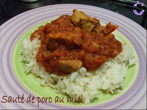 Sauté de porc au miel