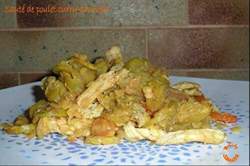 Sauté de poulet curry et cannelle