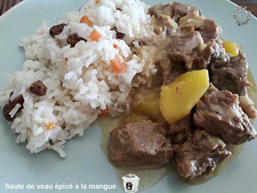 Sauté de veau épicé à la mangue (Cookeo)