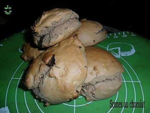 Scones au chocolat