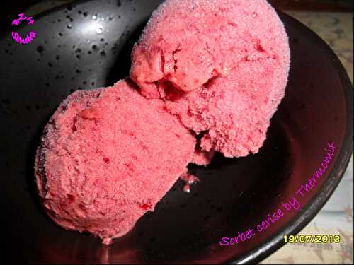 Sorbet cerises... version Thermomix