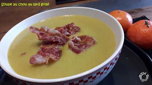 Soupe au chou et au lard grillé (Thermomix)