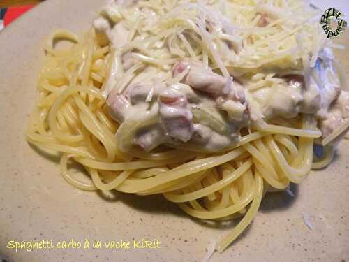 Spaghetti carbo à la Vache KiRit