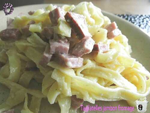 Tagliatelles jambon-fromage (Cookeo)