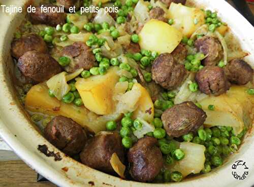 Tajine de fenouil et petits pois