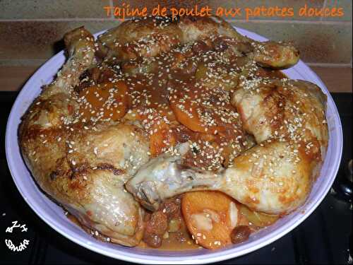 Tajine de poulet aux patates douces