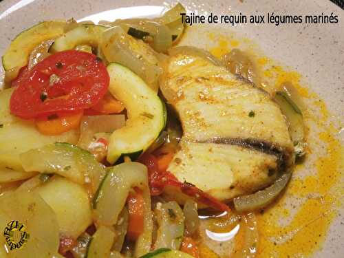 Tajine de requin aux légumes marinés