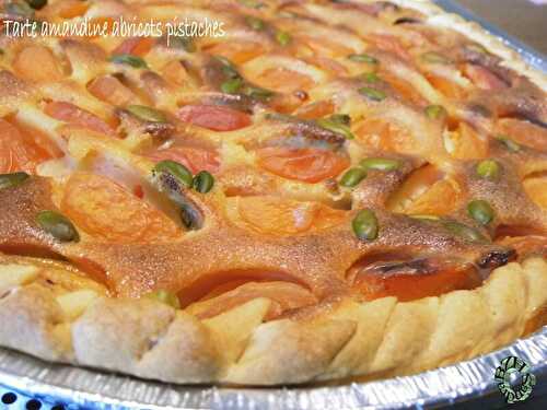 Tarte amandine abricots pistache