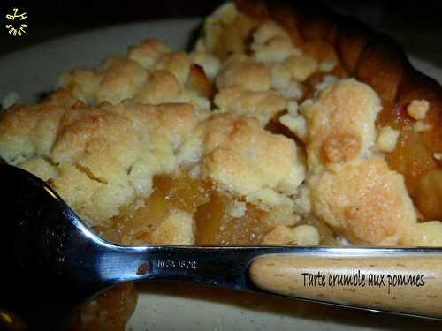 Tarte crumble aux pommes