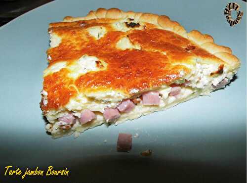 Tarte jambon Boursin