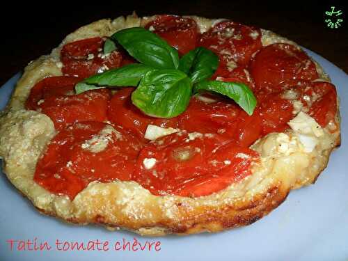 Tarte tatin tomate et chèvre