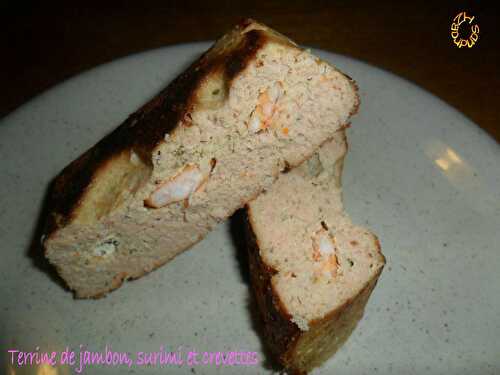 Terrine de jambon aux crevettes et surimi