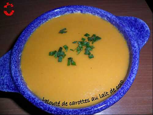 Velouté de carottes au lait de coco