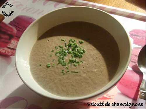 Velouté de champignons de Paris