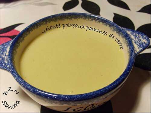 Velouté poireaux-pommes de terre