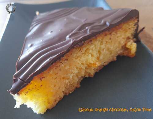 Gâteau orange et chocolat, façon Pim's